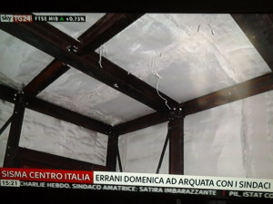 Un'immagine della struttura della Madis Room presentata da Antonio D'Intino a Sky Tg24 