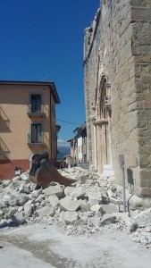 Amatrice, vista corso dalla Piazza