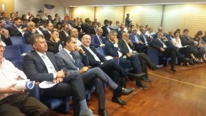 La platea durante la cerimonia di premiazione nell'Auditorim Petruzzi