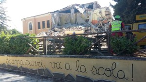 Amatrice. La scuola ristrutturata nel 2012 crollata dopo la forte scossa